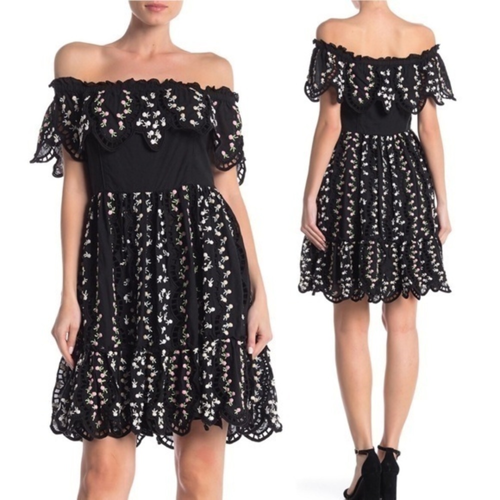 Love Sam Ava Rose Embroidered Keepsake Dress